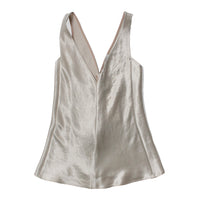 Maria McManus Deep V Tunic in Champagne
