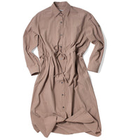 Maria McManus Drawstring Shirt Dress in Mouseback