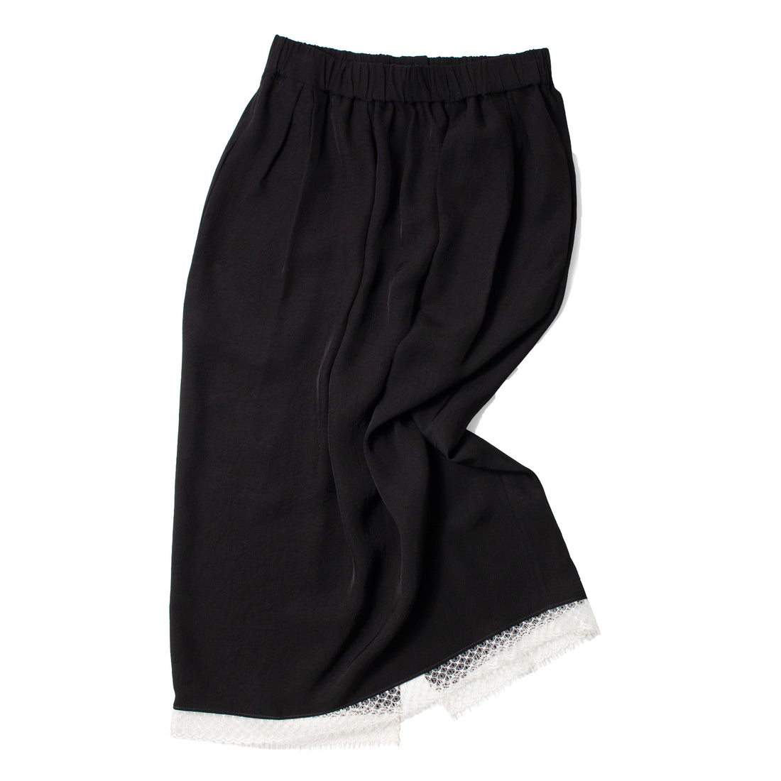 Maria McManus Lace Tulip Skirt in Black