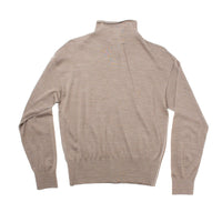 Maria McManus Mock Neck Cardigan in Heather Pebble