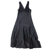 Maria McManus V-Neck Lace Detail Dress in Black