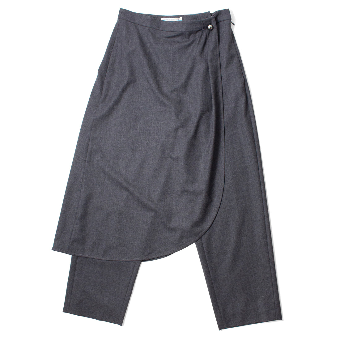 Maria McManus Wrap Skirt Trouser in Charcoal