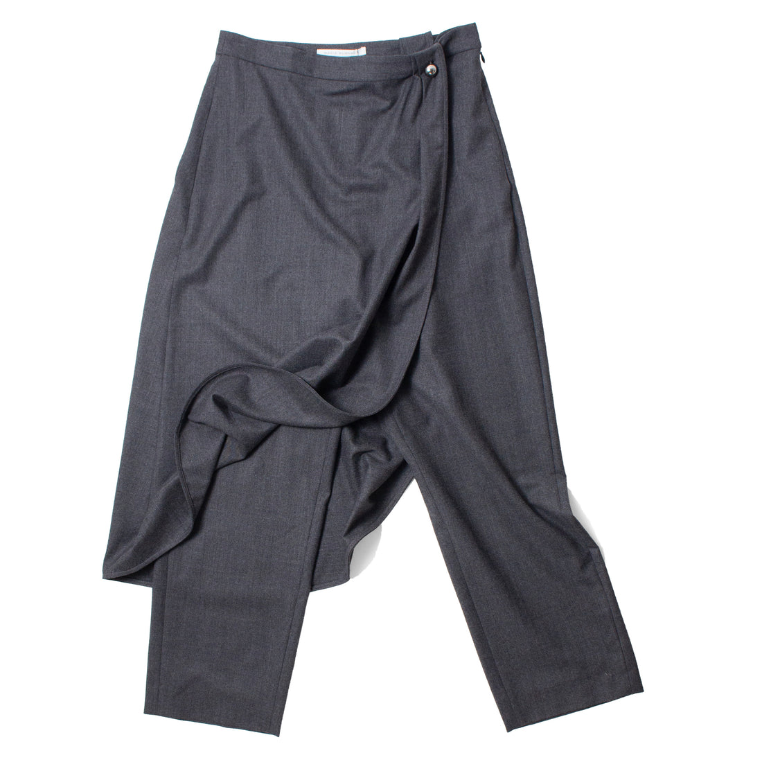 Maria McManus Wrap Skirt Trouser in Charcoal