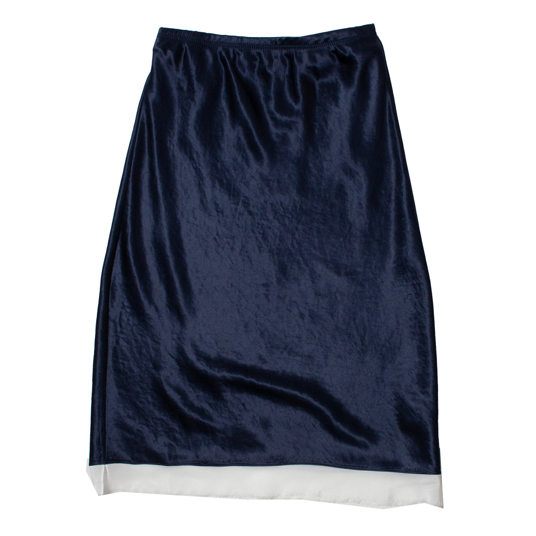 Maria McManus Bias Ribbon Skirt in Navy