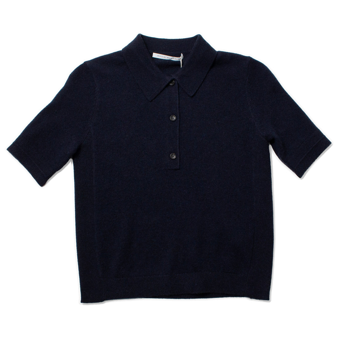Maria McManus Jersey Polo in Navy