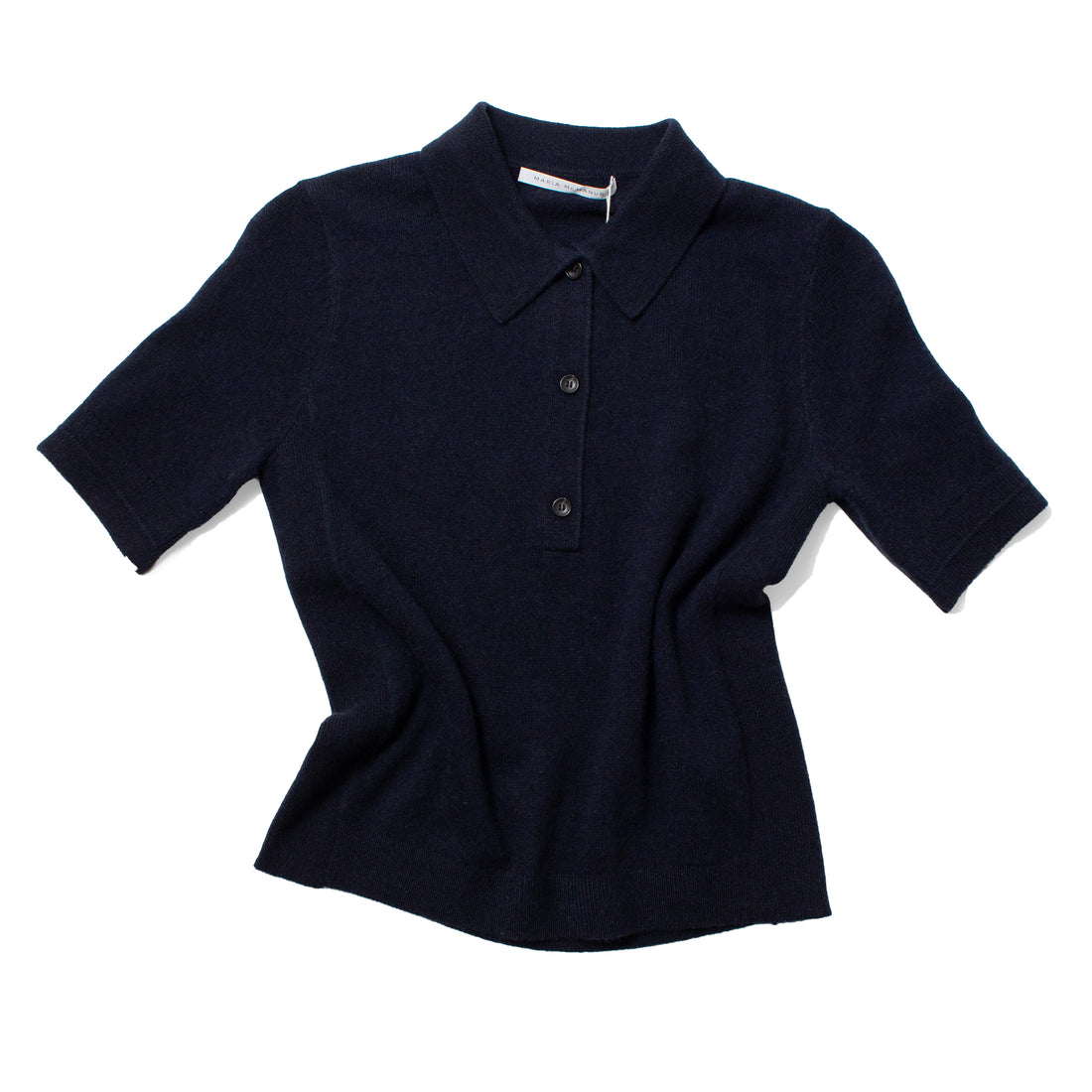 Maria McManus Jersey Polo in Navy