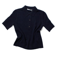 Maria McManus Jersey Polo in Navy