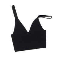 Maria McManus Ribbed Bralette in Black