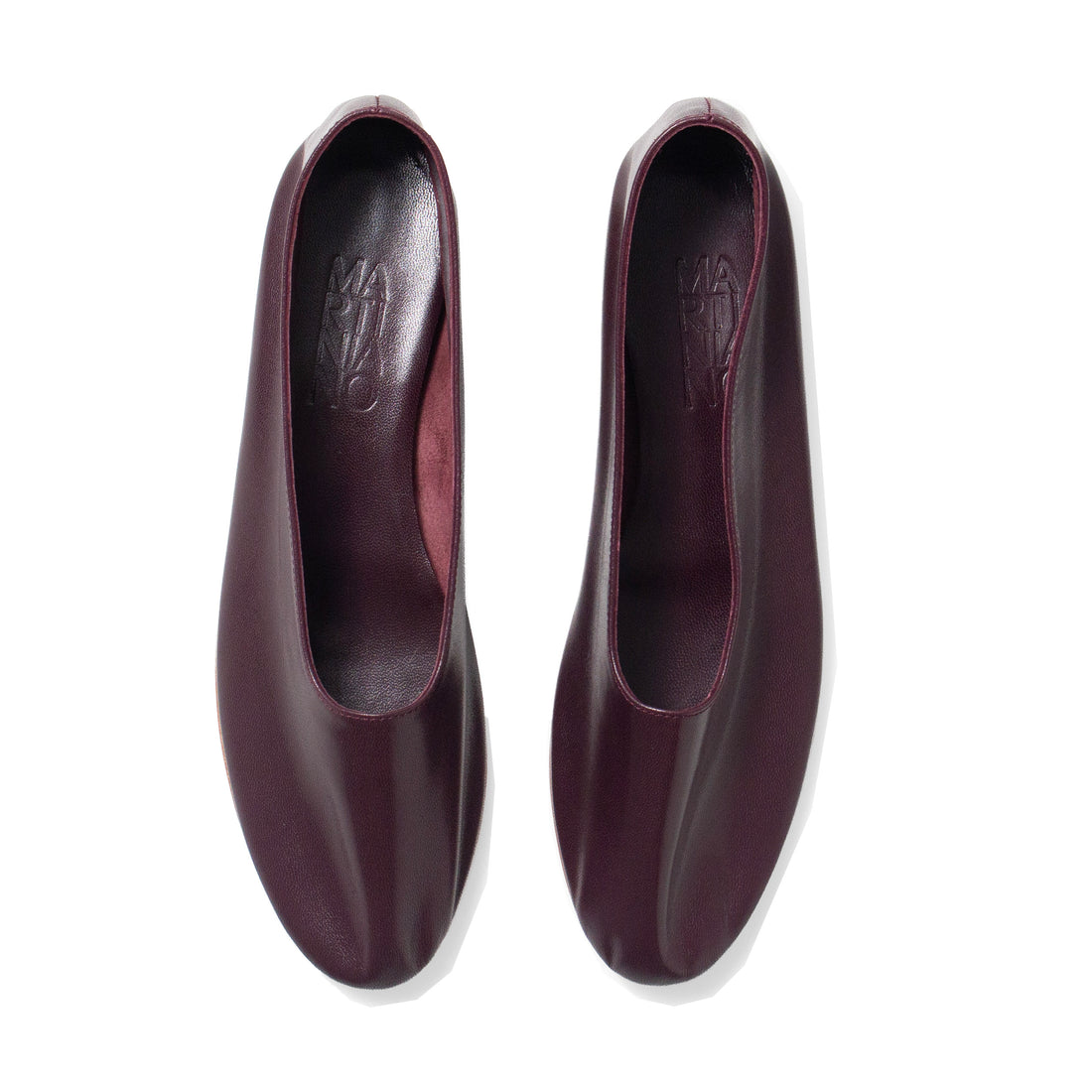Martiniano Glove Flat in Oxblood