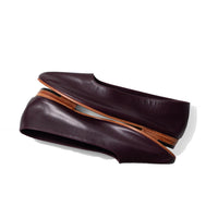 Martiniano Glove Flat in Oxblood