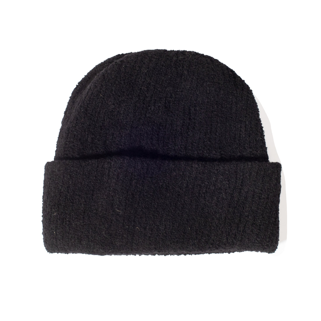 Mature Ha Cashmere Loop Knit Cap in Black