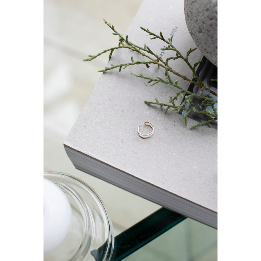 Melissa Joy Manning Double Bar Ear Cuff in 14k Gold