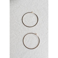 Melissa Joy Manning Large Round Hoops in 14k Gold