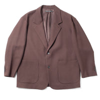Nicholson & Nicholson Anchor Wool Blazer in Brown