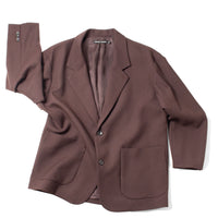 Nicholson & Nicholson Anchor Wool Blazer in Brown