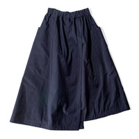 Nicholson & Nicholson Baton Skirt in Navy Gabardine