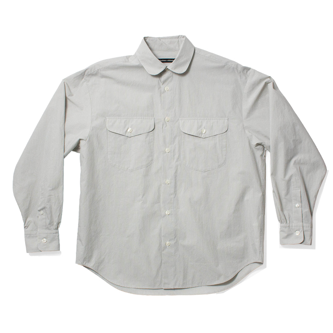 Nicholson & Nicholson Ben Top in Khaki Check