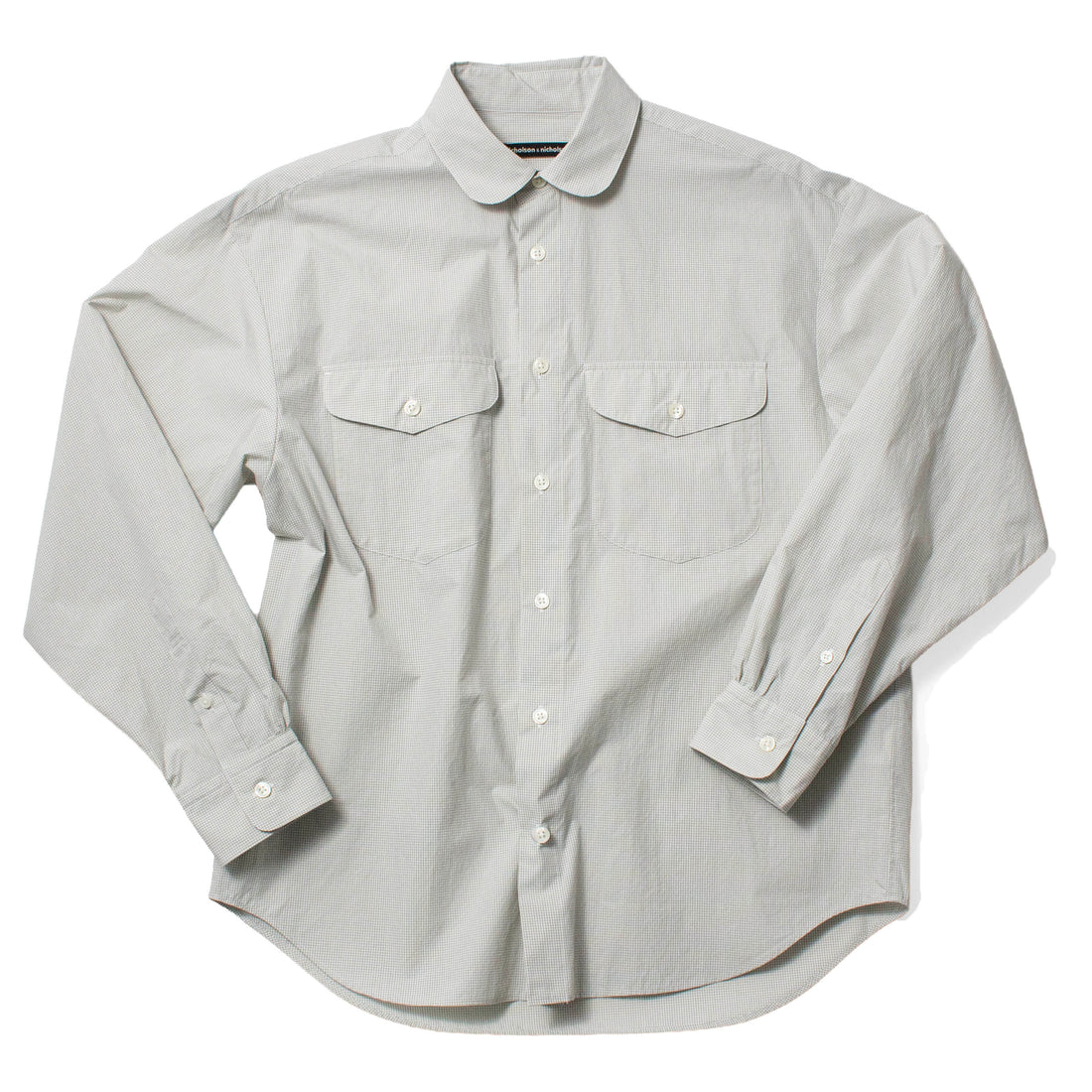 Nicholson & Nicholson Ben Top in Khaki Check