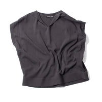 Nicholson & Nicholson Diver Top in Charcoal
