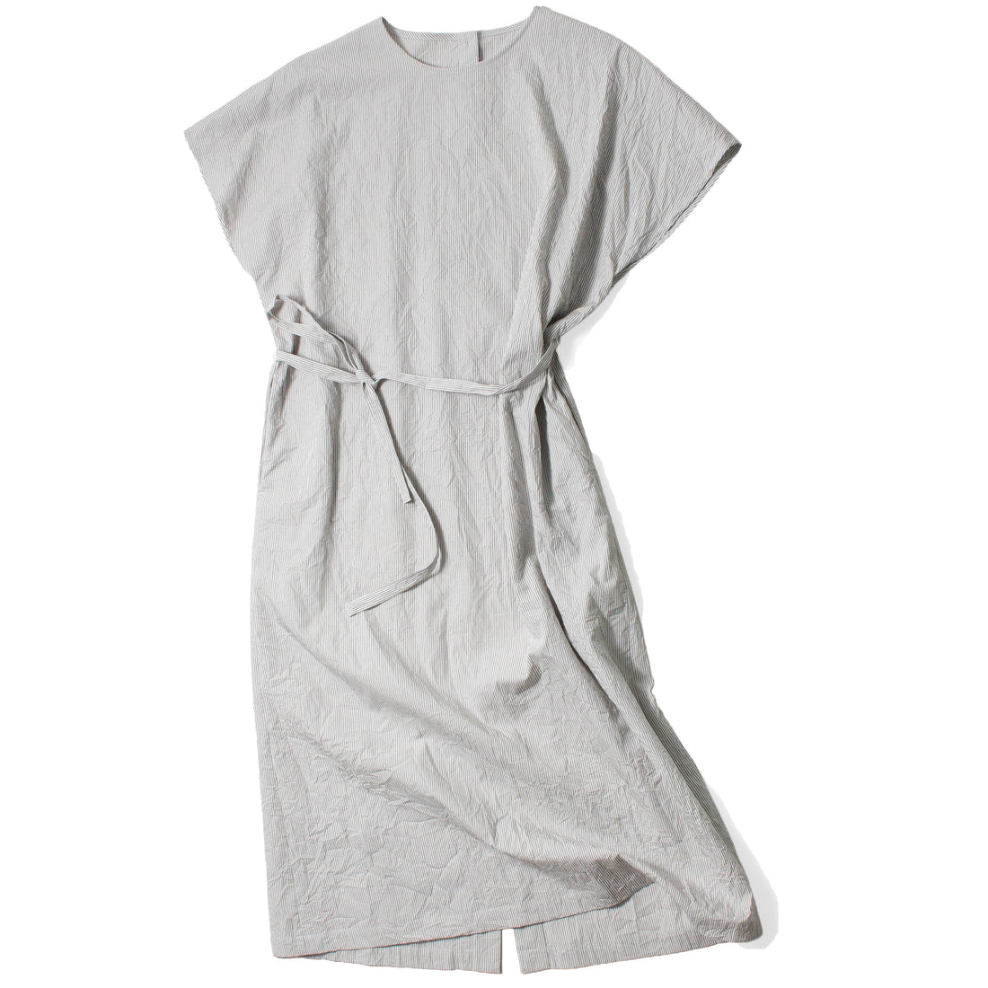 Nicholson & Nicholson Eve Dress in Grey Stripes