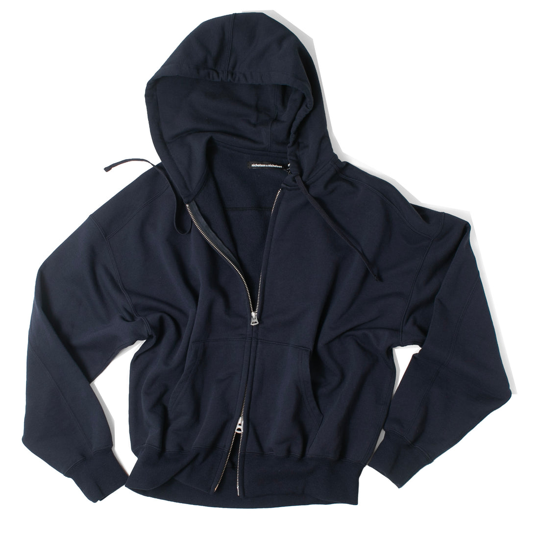 Nicholson & Nicholson Luke Zip-Up Hoodie in Navy