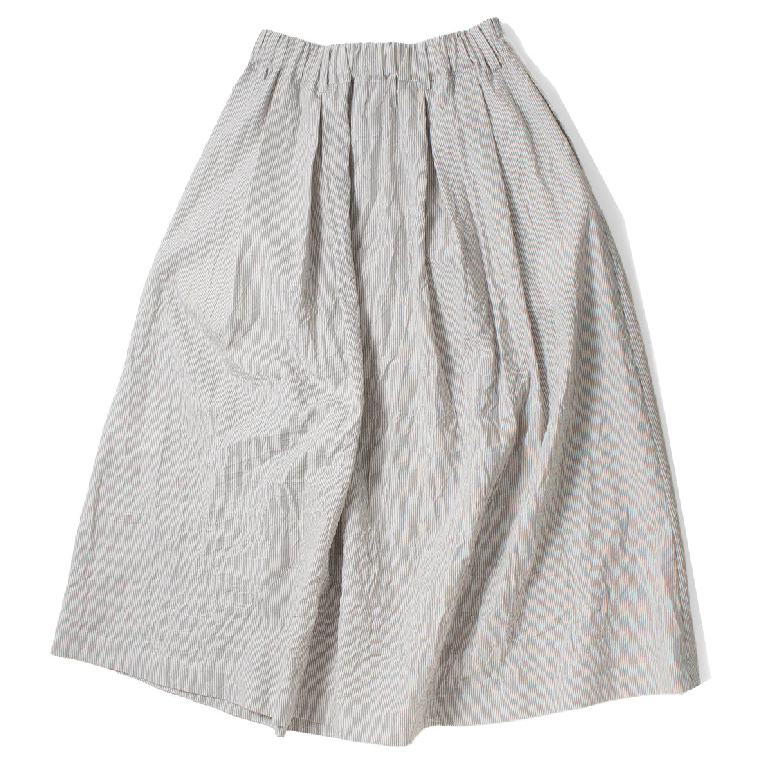 Nicholson & Nicholson Mira Skirt in Grey Stripes
