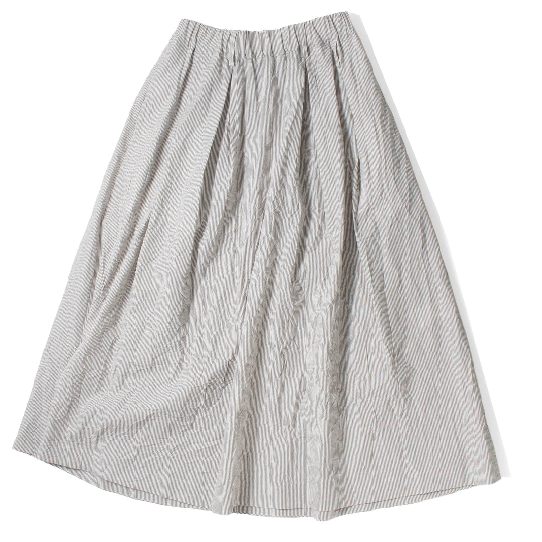 Nicholson & Nicholson Mira Skirt in Grey Stripes