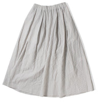 Nicholson & Nicholson Mira Skirt in Grey Stripes
