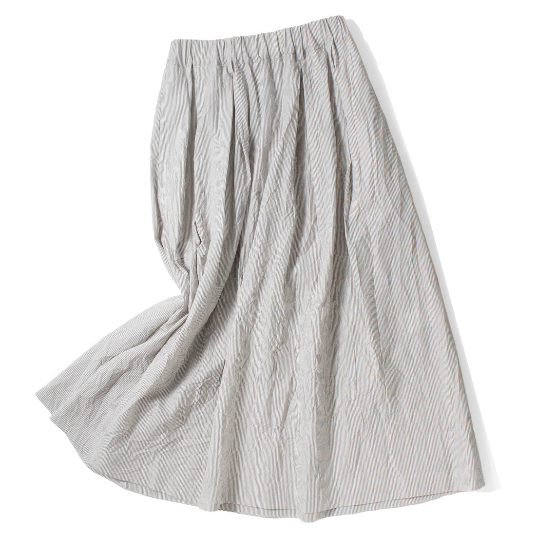 Nicholson & Nicholson Mira Skirt in Grey Stripes