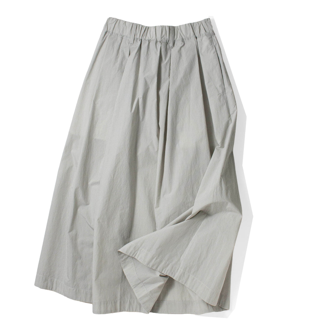 Nicholson & Nicholson Mira Skirt in Khaki Check
