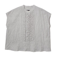Nicholson & Nicholson Ray Top in Grey Stripes