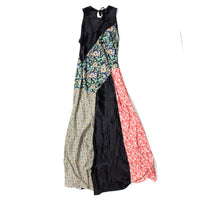 Nomia Combo Bias Maxi Dress in Black Multi