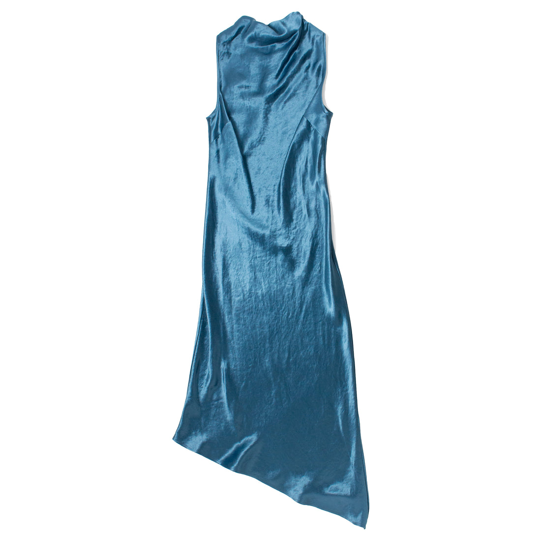 Nomia Cowl Bias Dress in Lagoon