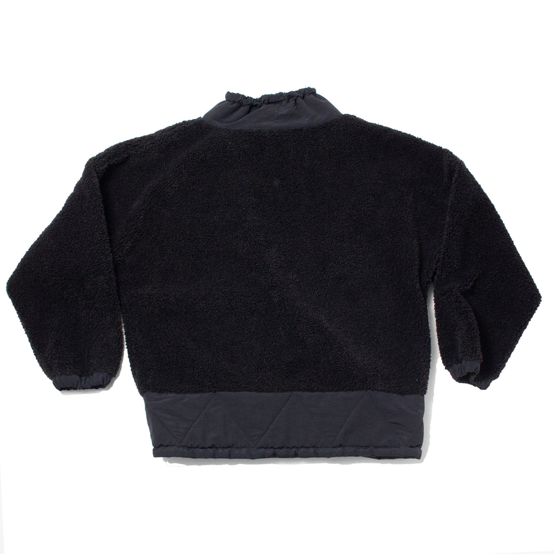 Nomia Fleece Pullover in Black Sherpa