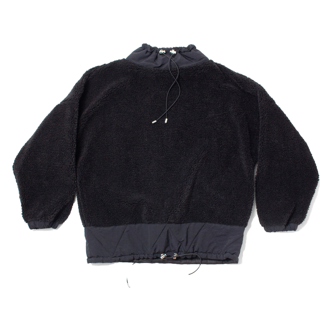 Nomia Fleece Pullover in Black Sherpa