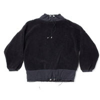 Nomia Fleece Pullover in Black Sherpa