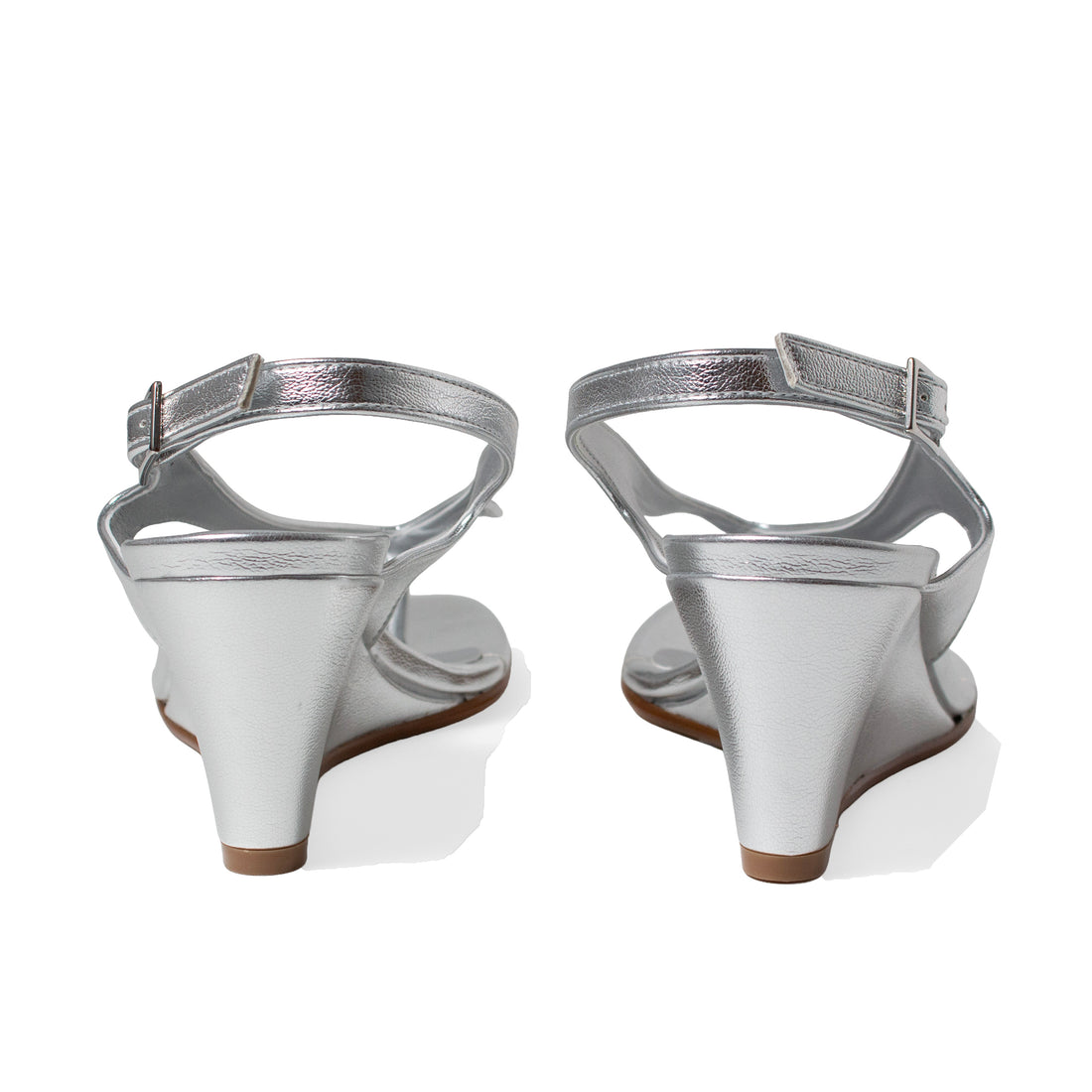 Nomia Lela Thong Wedge in Metallic