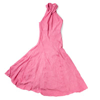 Nomia Scarf Bias Maxi Dress in Peony