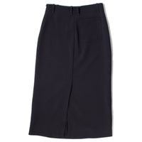 Nomia Straight Midi Skirt in Black