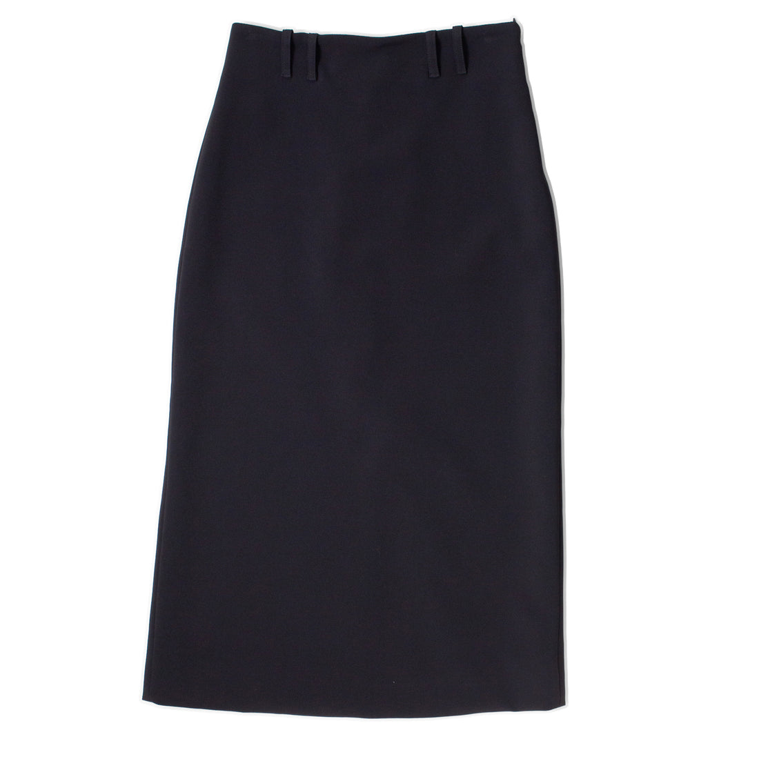 Nomia Straight Midi Skirt in Black