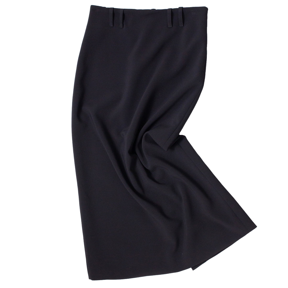 Nomia Straight Midi Skirt in Black