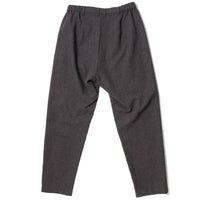 Pas de Calais Eco Wool Tweed Tapered Pants in Brown
