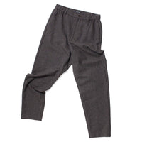 Pas de Calais Eco Wool Tweed Tapered Pants in Brown