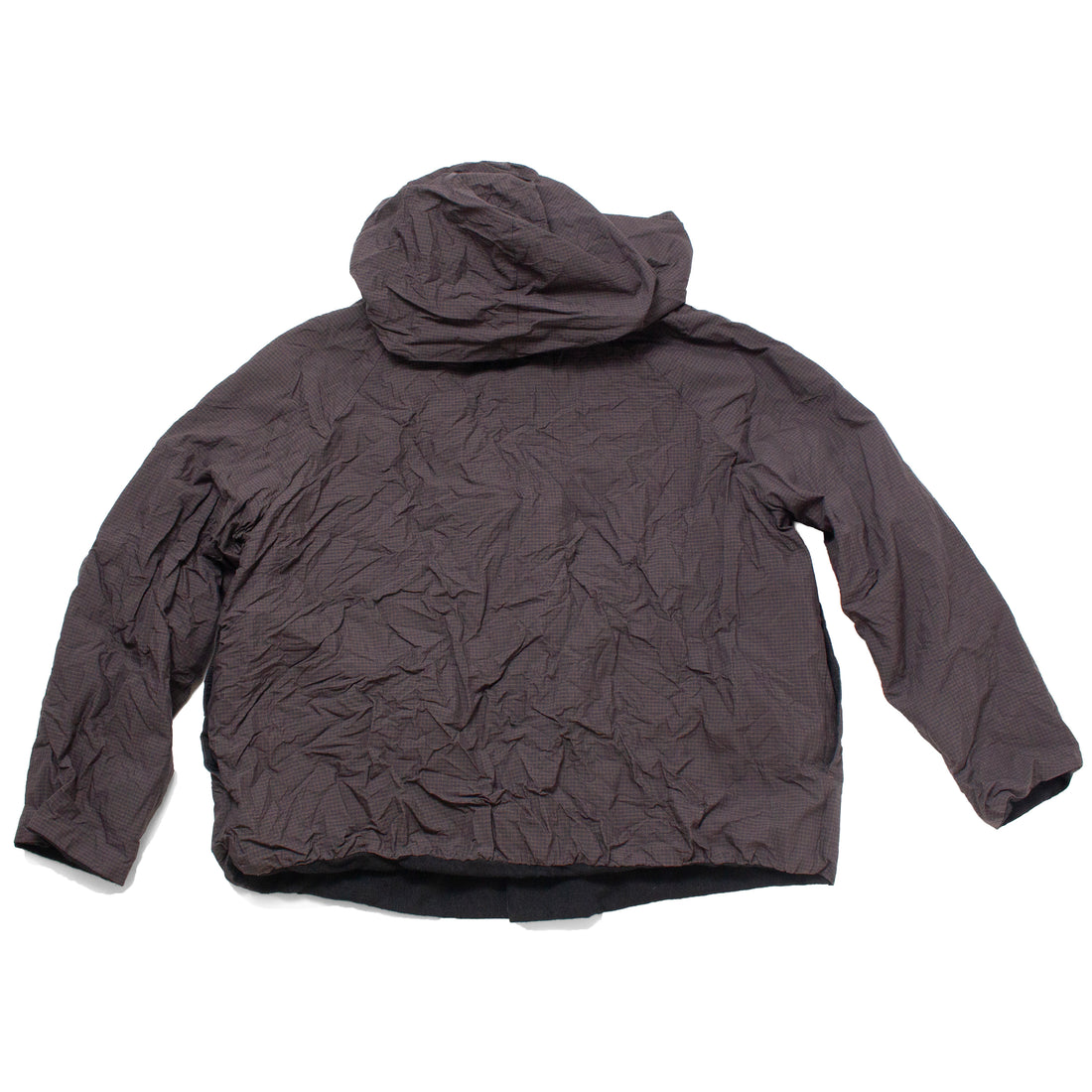 Pas de Calais Mini Check Reversible Short Jacket in Brown