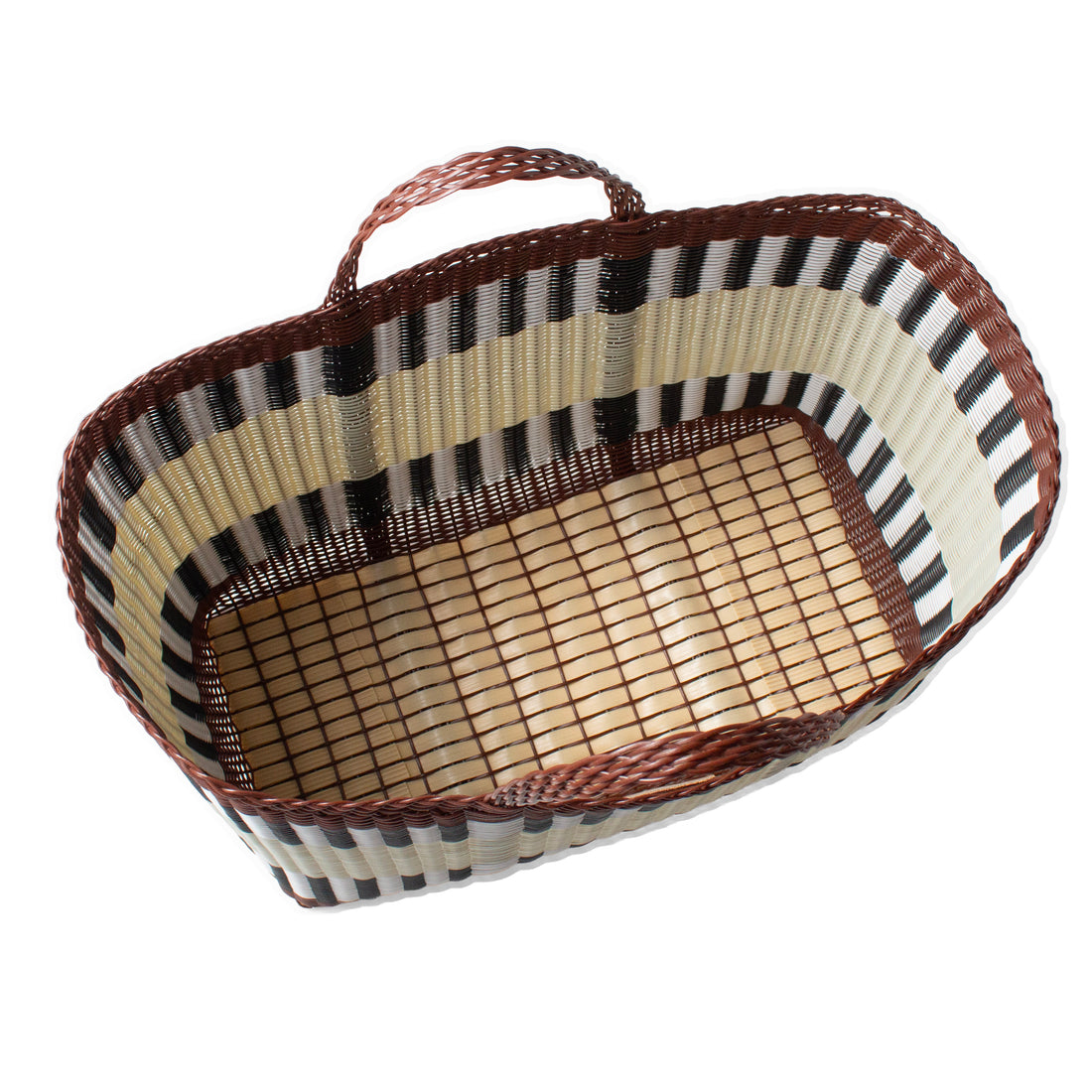 Palorosa Extra Large Mercado Tote in Chocolate + Palm