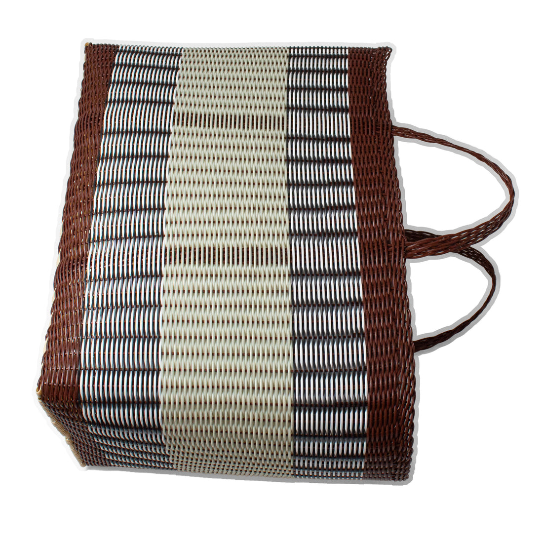 Palorosa Extra Large Mercado Tote in Chocolate + Palm