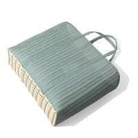 Palorosa Large Flat Basic Tote in Eucalyptus