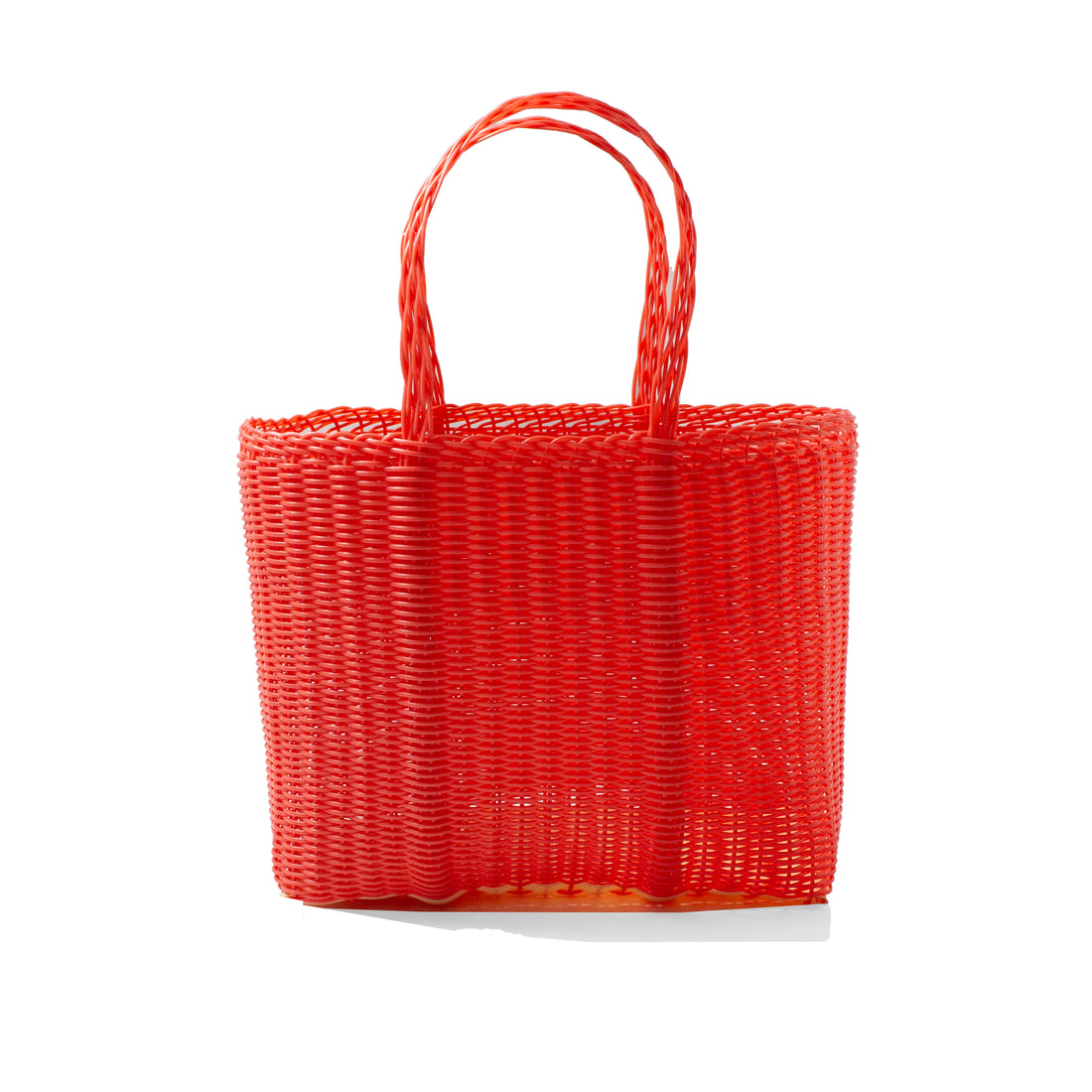 Palorosa Small Flat Basic Tote in Geranium