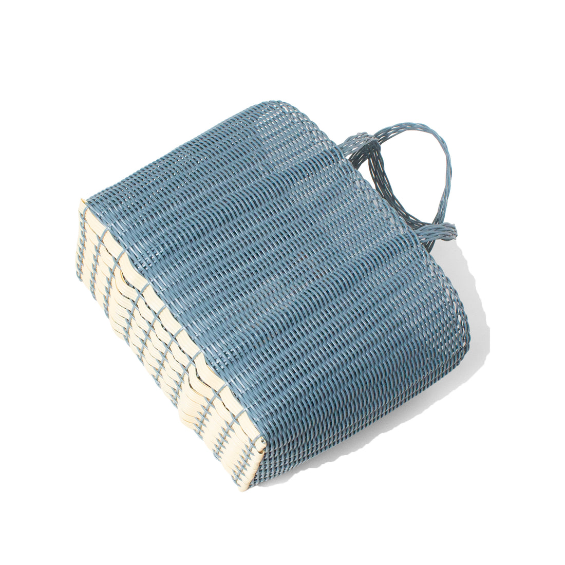 Palorosa Small Flat Basic Tote in Palo Blue