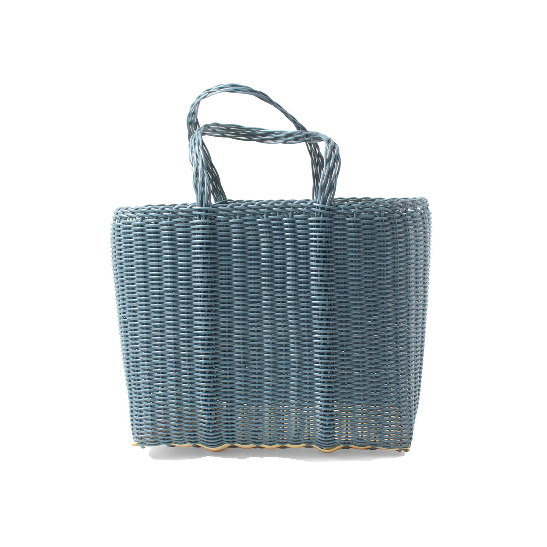 Palorosa Small Flat Basic Tote in Palo Blue